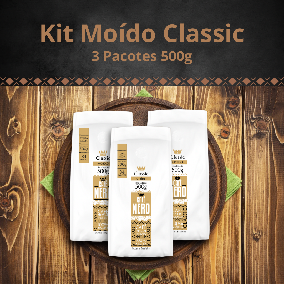 Kit Café Nero Classic Moído
