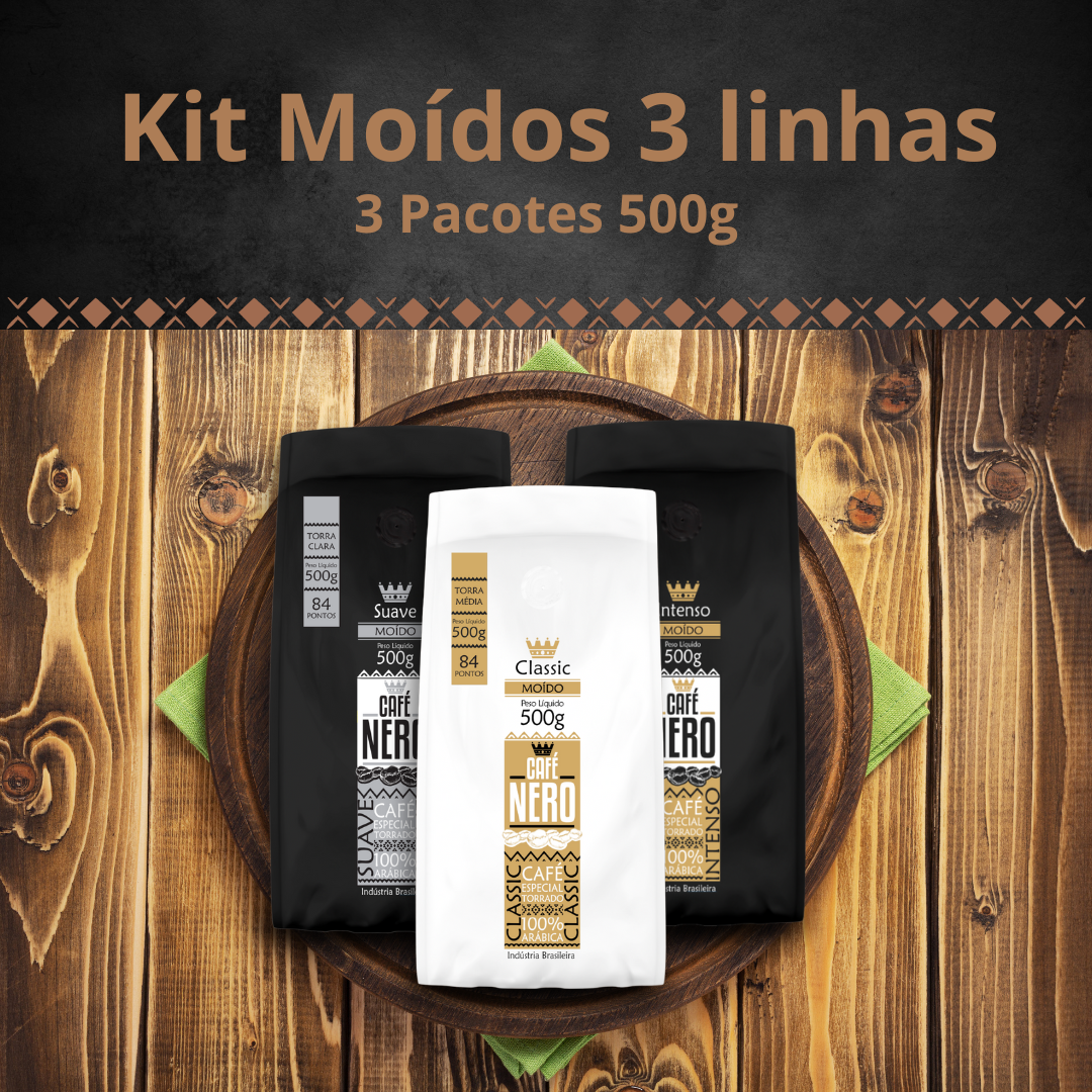 Kit Café Nero Moídos - 3 Linhas