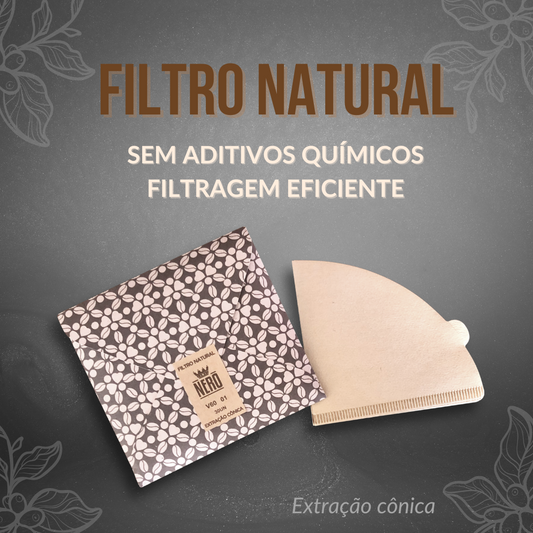Filtro Natural Nero V60 01 - 30UN